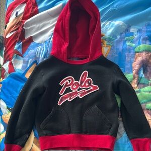 Polo by Ralph Lauren Kids Black and Red Hoodie